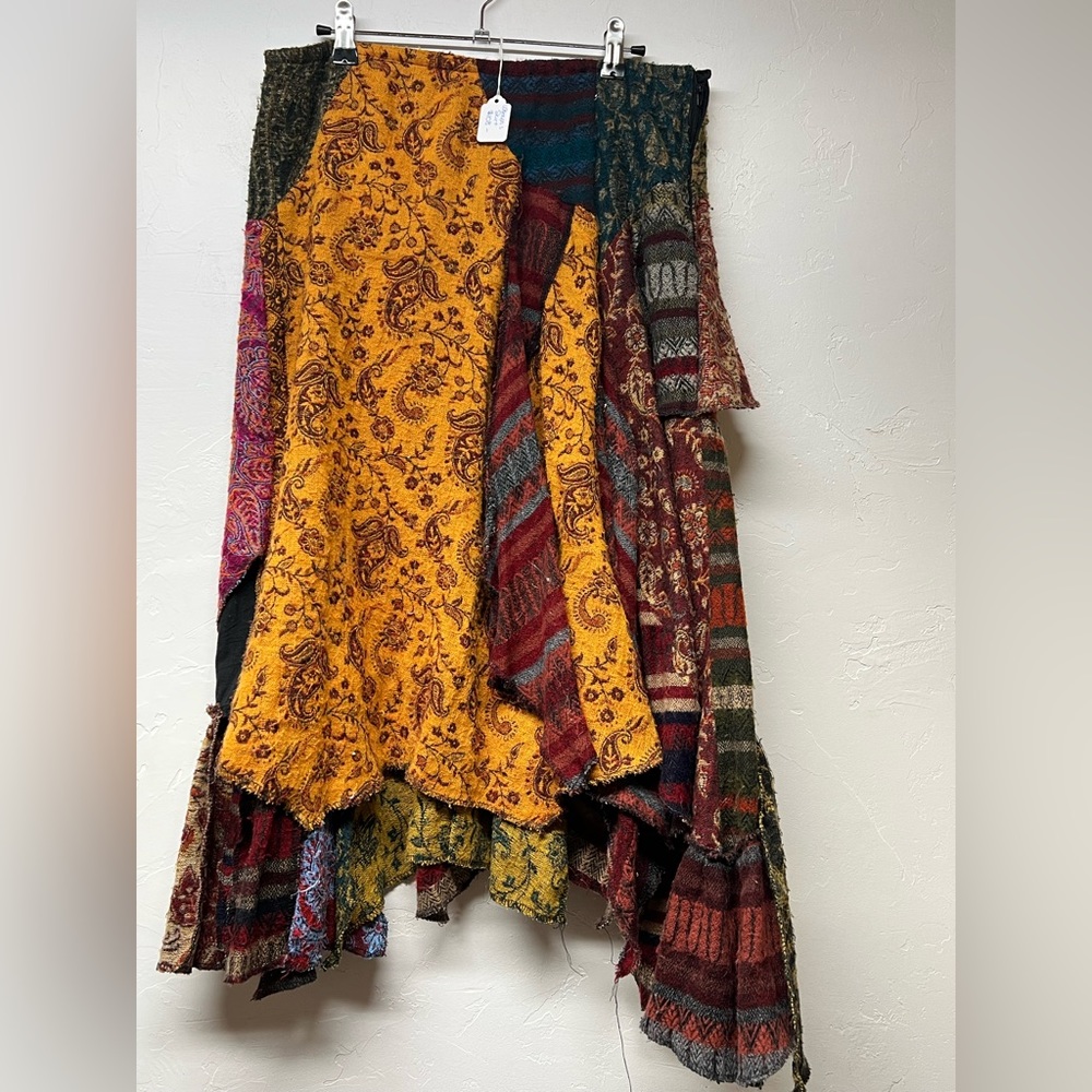 Kathmandu PatchWork Skirt - Picture 1 of 5